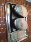 Lot Mens Sterling Silver Dresser Brush And Comb Tray Set