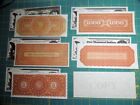 1863 Gold Certificate Set - 6 Reproduction U s  Currency Paper Money Copy