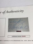 Rocky Marciano Signed Cut Jsa Coa Autograph Full Signature Loa  D 1969