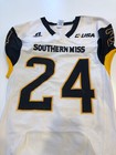 Game Worn Used Southern Mississippi Golden Eagles Football Jersey Small  24