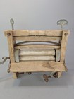 Antique Horse Shoe Brand Wooden Hand-crank Clothes Wringer