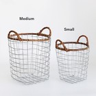 Puebco   Rattan Top Wire Basket  m 