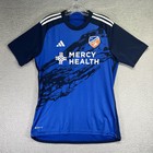 Fc Cincinnati Jersey Mens Large Blue Adidas 23 24 Home Luciano Acosta Mls