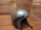 Vintage 1960-70 s Motorcycle Light Blue Metal Flake Helmet