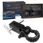 Shackle Hitch Receiver 2 Inch 35 000lbs Break Strength Heavy Duty Black