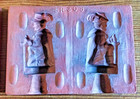 Vintage Reb Sr 308 Silicone Rubber Mold  Colonial Gentleman Figure Holding Staff