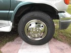 4 New For 1992-2007 Ford E350 e450 16   Stainless Steel Dual Wheel Simulators