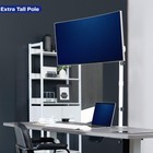 Single Monitor Desk Mount  Extra Tall Fully Adjustable Stand For 1 Lcd Screen   