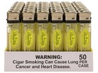 100 Bulk Disposable Lighters - Wholesale Lot - Assorted Colors - Classic Style
