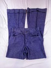 Vintage Levis Women s Flare Bell Bottom Usa Retro Chambray Sta Prest 70s Sz 6
