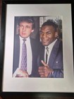  Mike Tyson Signed 8 X 10 Picture With Donald Trump  Framed Matted Photo  Maga