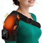 Electric Heated Shoulder Massager With Vibration Massage Brace Joint Pain Relief
