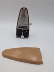 Vintage Wittner Taktell Piccolo Wind-up Metronome Brown Tan Germany Works