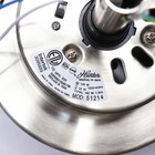 Hunter Agnew Led Indoor Ceiling Fan With Light And Remote Brushed Nickel 52 