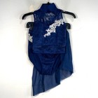 Weissman Elite 2pc Turning Page Dance Outfit  Junior Girl s Size M 810 - Navy