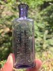 1890s Amethyst Jackson Tennessee Pharmacy   old Purple Pinkston  Scruggs Drugstore