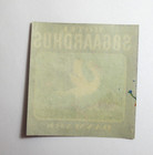 Vintage Denmark Hotel Sogaardhus Original Luggage Label No Gum
