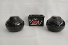Rare Vtg Wassi Art Evita s 3 Pc Salt   Pepper Shakers   Packet Holder Jamaica 