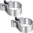 New 1 75  Muffler Exhaust Clamp Fit For Harley Touring street Glide electra 304