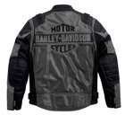 Harley Davidson Men s Black grey Motorbike Jacket Genuine Mesh Racing Jacket Usa