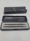 Parker Classic Gray W chrome Trim Ballpoint Pen   Pencil Set