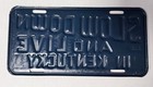 Vintage Slow Down   Live In Kentucky Booster License Plate