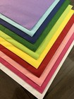 Tissue Wrapping Paper 10 Vibrant Colors Bulk 120 Sheets 26x20 Inches