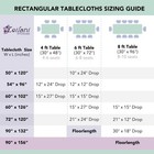 6 Pcs 90x156  Polyester Tablecloths Wedding Party Wholesale Table Linens Supply