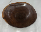 Vtg Handmade Wooden Bowl W7  h 2 5  Redwood California Usa Stunning Hand Turned