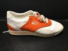 Vintage 80s Tennis Nike Shoes - White orange - Men s Size 8  Women s 9 5