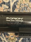 Orion 70mm Solar Telescope Refractor W  Built-in White Light Solar Filter