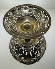 Antique Hanau 800 Silver Reticulated Compote Bowl Art Nouveau Heavy
