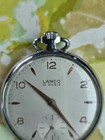Vintage Antique Lanco Swiss-made 15 Rubis Pocket Watch Tested Works