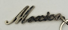 One Sided Mexico Travel Souvenir Metal Keychain In Cursive
