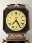 National Bohemian Beer Lighted Pendulum Wall Clock Excellent Vintage Condition