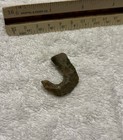 Native American Stone Tool Artifact Pre 1600 Chert Fishing Hook Top Broken Va