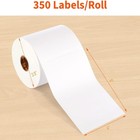 4 x6  Thermal Shipping Labels 1 Roll  350   4x6 Labels Compatible With Adens  Ro