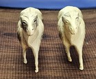 Vintage Celluloid Sheep ram Farm Animal Toys Antique Viscoloid - 2 Pieces Euc