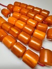 225 Grams Antique Bakelite Beads Marbled 