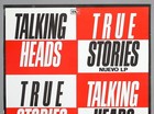 Talking Heads     Rare Original 1986 Spanish Emi Promo Poster  true Stories 