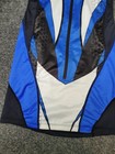 Sugoi Triathlon Shirt Mens Medium Blue Black Sleeveless Zip Front Mesh Tri Top
