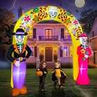 Seasonblow 10 Ft Day Of The Dead Inflatable Archway Outdoor Decoration
