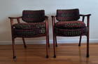 Mod 6 Mid Century Modern Rosewood   Teak  Chairs    Captains Arne Hovmand Olsen 