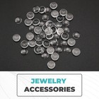 50pcs lot 12mm Round Flat Back Clear Glass Cabochon High Quality N4b31568