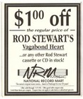 Vintage 1992 Rod Stewart Backstage B94 Fm Radio Promo Pass Pittsburgh Pa
