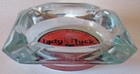 Lady Luck Casino   Saloon Ashtray Downtown Las Vegas Glass Vintage
