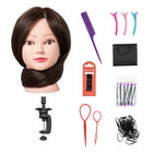 26 -28  Mannequin Head With 60  Real Hair  Hairdresser Practice Training Head Co