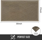 Sturdy Front Door Mat  Absorbent Muddy Dirt Resist Welcome Door Mats Outdoor Ind