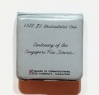 1988 Singapore  5 Uncirculated Coin Centenary Of The Singapore Fire Service