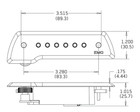 Emg    Pickup  For Bajo Sextos Or Bajo Quintos